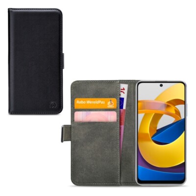 Mobilize Hülle für Xiaomi Poco M4 Pro 5G Schwarz Schutzhülle Book Case Flip