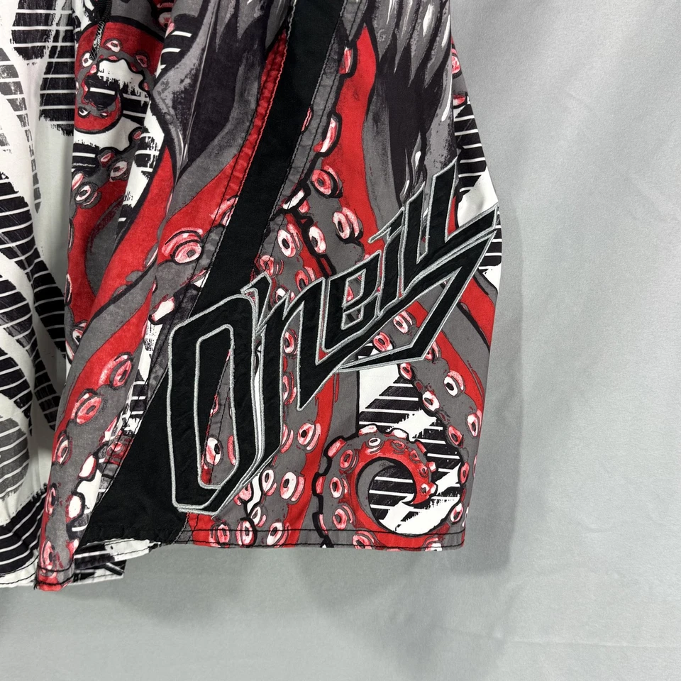 Bañador O'Neill Board Shorts Para Hombres XL Pulpo Gráfico Calavera Y2k Foto 4 de 4
