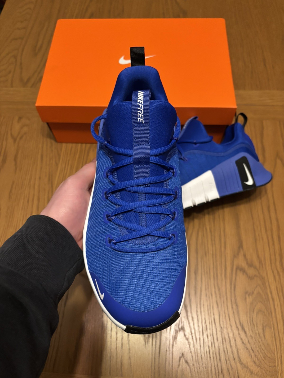 Nike Metcon 6 Workout Trainers | Size UK7.5 | Racer Blue White | RRP £120 image 4