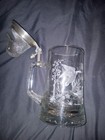 Vintage Mallard Etched Clear Glass German Beer Tankard Stein — photo 4