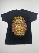 Tultex Shirt Mens Large Black Grateful Dead Fare Thee Well Tee Double Sided