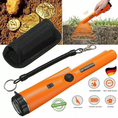 360° Handheld PinPointer Metalldetektor Mit LED Metall Detektor Metallsuchgerät