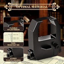 New 3Pack Time Clock Ribbon Fits Amano PIX TCX Models Black Ink Fast Shipping