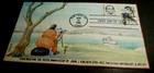 UNITED STATES HAND PAINTED FIRST DAY COVER SIGNED C & C SCOTT 1863 AND 1241