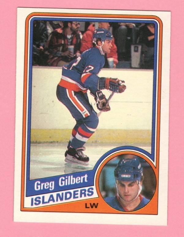 1984-85 O-Pee-Chee Greg Gilbert #125 New York Islanders