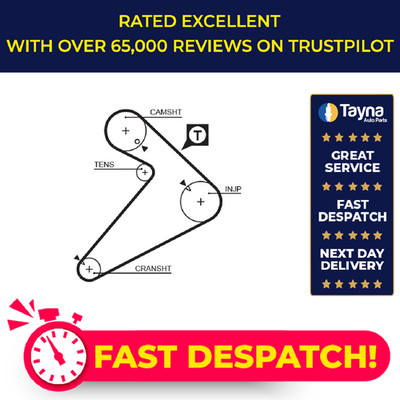 Timing Belt fits HYUNDAI PORTER 2.5D 94 to 96 D4BA Gates 2431542101 Quality New