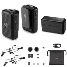 DJI Mic Dual-Transmitter Compact Digital Wireless Microphone System/Recorder for