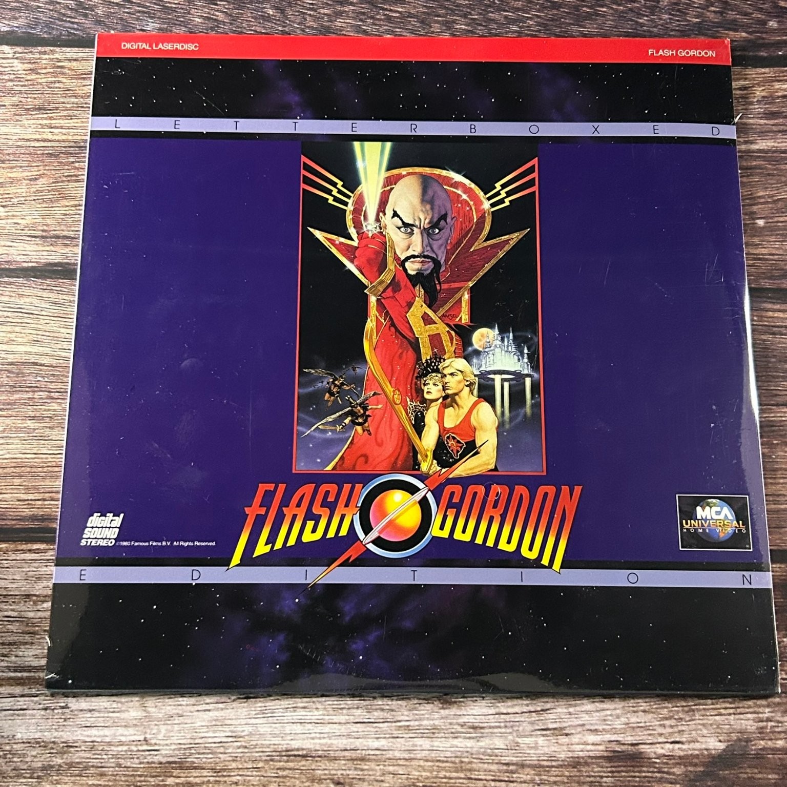 Flash Gordon LaserDisc 1980 Sci-Fi Fantasy Letterboxed MCA Universal New Sealed