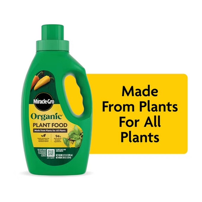 Miracle Gro Organic Plant Food Use with Indoor or Outdoor Plants Organic Liquid
