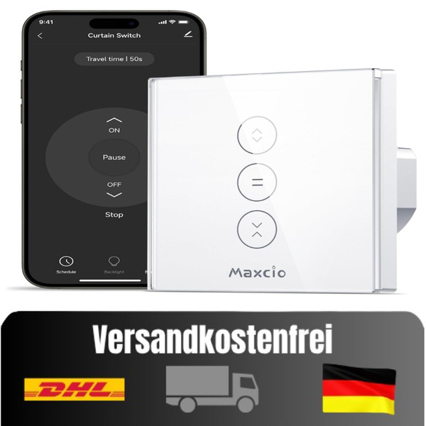 Smart Rolladen Zeitschaltuhr Maxcio Wlan Schalter Alexa Google Home App-image