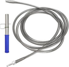 Rohrreinigungsspirale 3m x &Oslash;10mm Abflussreiniger Spirale Abfluss Rohrreinigung m