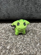 Neopets McDonalds 2005 Green Poogle Meal Toy With Harris Clip Petpet