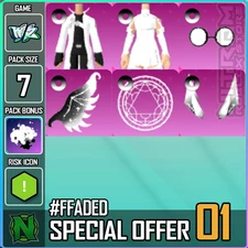 Roblox World Zero WZ - 6 PACK - #FFADED SPECIAL DEAL 01 + FREE AURA