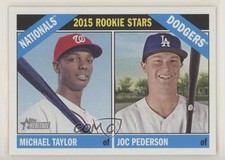2015 Topps Heritage Rookie Stars Michael Taylor Joc Pederson #11 0us4