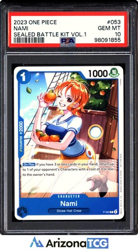 Nami (Sealed Battle Kit Vol. 1) graded PSA 10 for sale on eBay