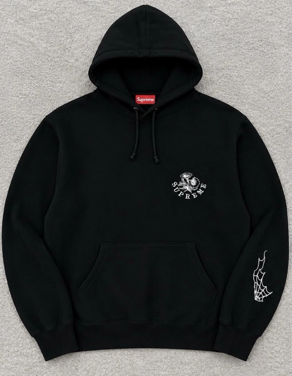 Supreme Black Cotton Hoodies & Sweatshirts for Men for Sale | Shop