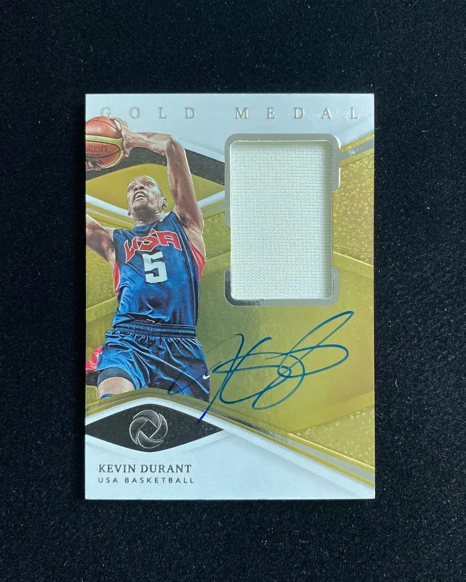 Panini Kevin Durant Basketball Autographed Sports Trading Cards