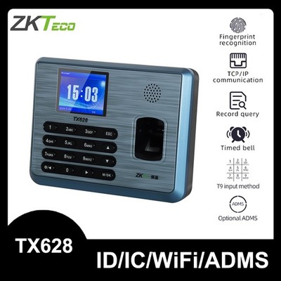 ZKteco TX628 TCP/IP Fingerprint Card Time Attendance Fingerprint Time Clock
