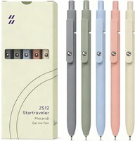 Fiover 5 X Gelstifte, Schnell Trocknende Tinte, Feine Spitze,