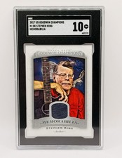 2017 Upper Deck Goodwin Champions Memorabilia Stephen King #M-SK SGC 10 Graded