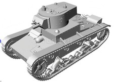 3D Printing 1/72 Soviet OT-130 Flamethrower tank Model Unpainted