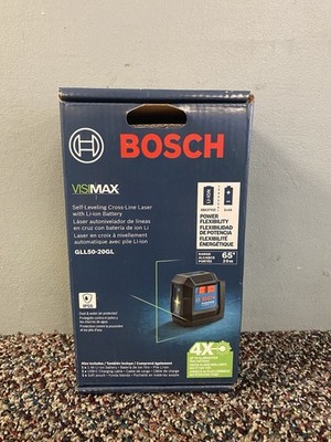 Bosch GLL50-20GL Green-Beam Self-Leveling Cross-Line Laser Free Shipping
