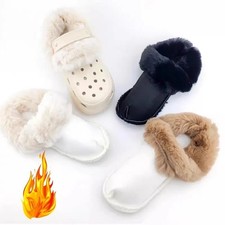 Crocs Fluffy Liners Shoes Clogs Fur For Crocs Liner Insoles Inserts Furry Inners