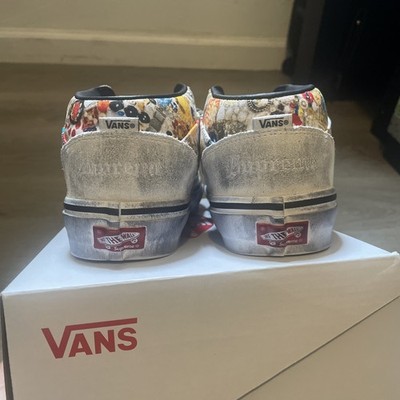 Half Cab White Sz9 supreme x Mike Kelley 