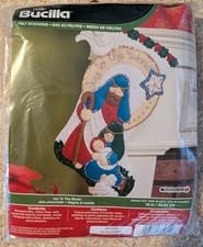 Bucilla Felt Stocking Joy To The World 86482 Christmas Joy To The World