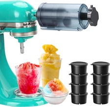 Shaved Ice Attachment for KitchenAid Stand Mixer, Snow Cone Shaved Ice Machine 