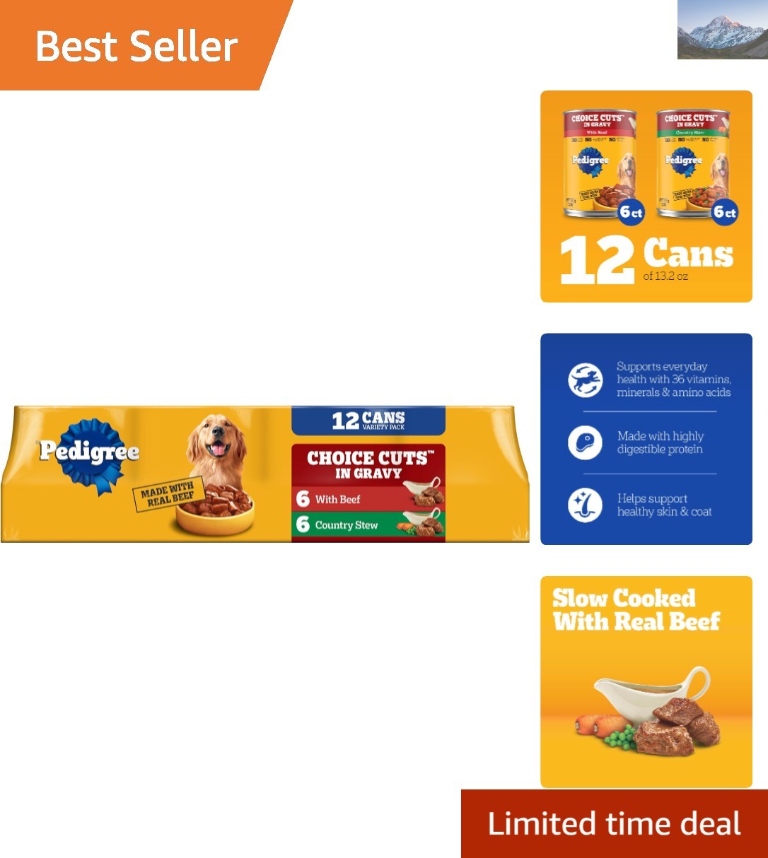 - Beef & Country Stew 13.2 Oz, 12 Count