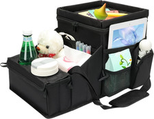 Car Seat Organizer, Backseat Car Organizer with Cup Holders for Kids and Adults