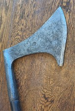 Rare Orig, C. 1600 German Executioners Beheading Axe w. Makers Stamp & Research