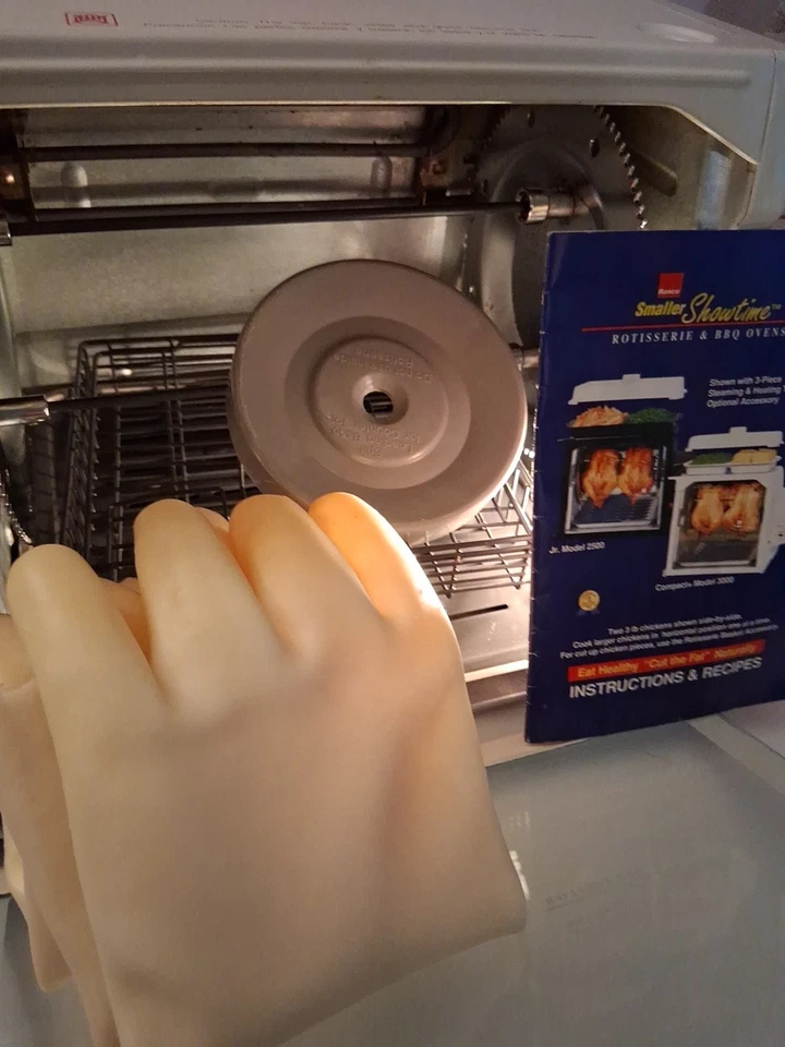 Ronco Showtime 烤架和烧烤型号 3000T 清洁和测试,价格实惠 — 第 3/4 张图片