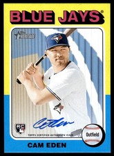 2024 Topps Heritage High Number Cam Eden Rookie Toronto Blue Jays #ROA-CE