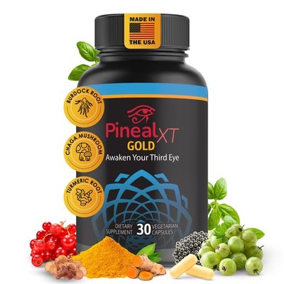 Pineal XT Gold - Pineal Gland Supplement - Third Eye Awakening - Focus and Me...