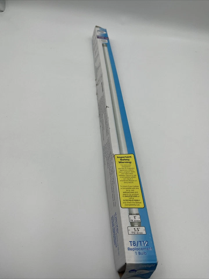 Great Value LED Light Bulb, 10 Watts (20W Equivalent) T8/T12 Replacement Lamp - Image 4 of 4