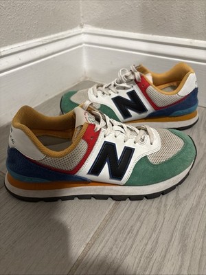 New Balance 574 Rugged Mens Size 8. Varsity Green Athletic Shoes Comfort