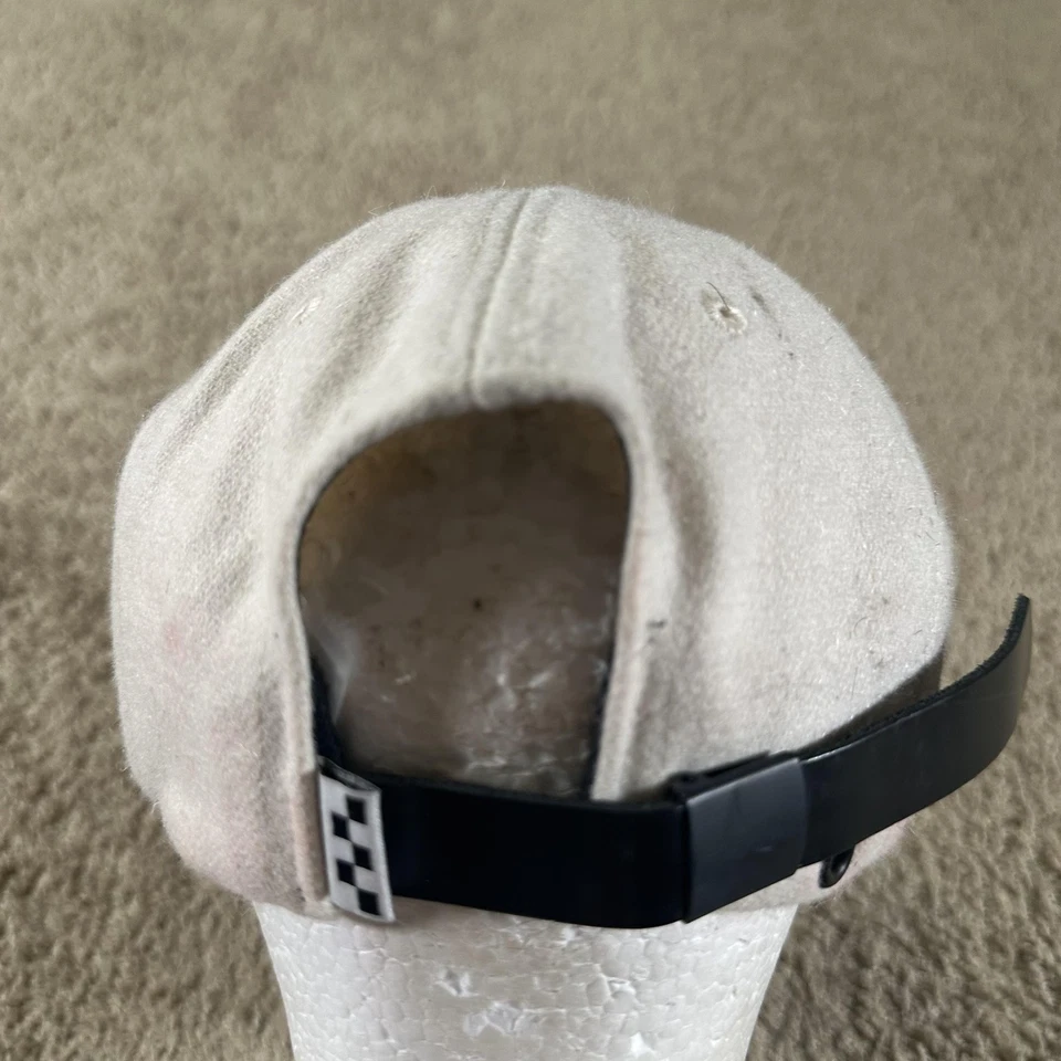 Gorra Vans Gorra Correa Trasera Mezcla de Lana Ala Gamuza Blanca Monopatín Para Hombres Clásico Foto 4 de 4