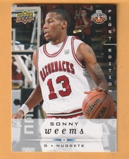 Sonny Weems Arkansas Razorbacks 2008-09 Upper Deck First Edition #249 RC