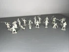 Marx Original Ben Hur Playset 54mm Figures Lot Of 17 Grey Soldiers