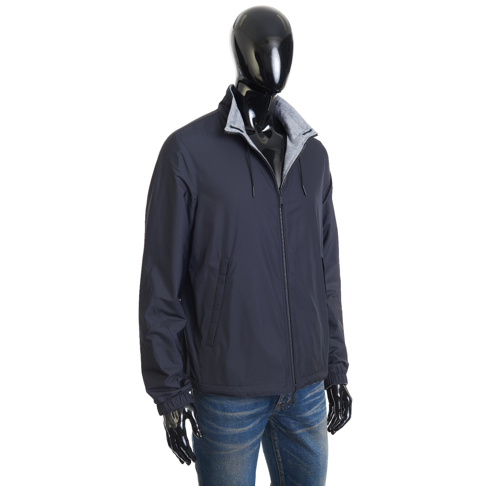 ZEGNA 3490$ Reversible Brezza Jacket - Cashmere Jersey & Microfiber image 5
