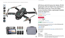 GPS Drone with 4K Camera for Adults, FPV RC Quadcopter, 90-min Flight Time