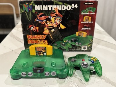 Nintendo 64 Donkey Kong 64 Set in Neon Jungle Green