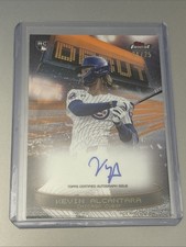 2025 Topps Finest Debut Auto Orange Kevin Alcantara (RC) 24/25 Chicago Cubs