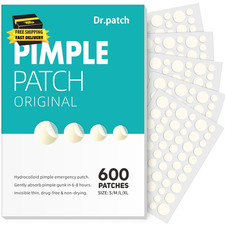 Pimple Patches for Face - 4 Size 600 Counts Acne Patches, Hydrocolloid Patches f