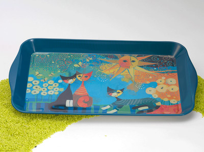 Fridolin Tablett aus Metall Rosina Wachtmeister - Dolce Vita 32 x 2 x 19 cm