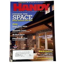 Handyman Magazine Vol 16 Issue 90 No 5 Sep Oct 2008 u Customize Spaces