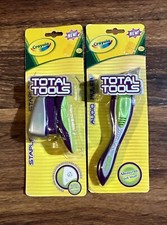 Lot Of 2-Crayola Total Tools Staple Free Stapler and Audio Ruler New
