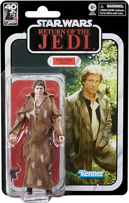 Hasbro F7072 Star Wars - Return of the Jedi - Han Solo (Endor), 15 cm